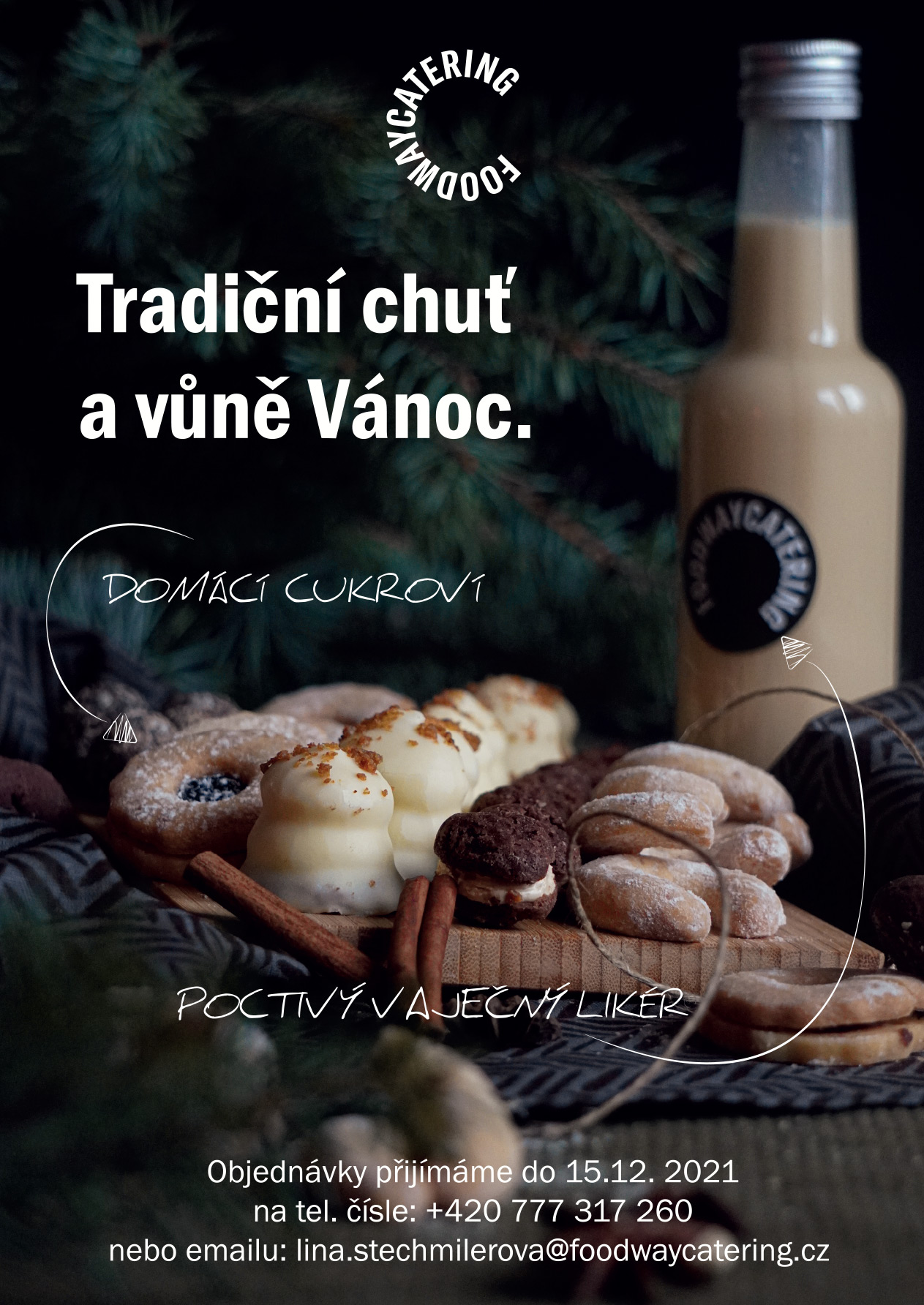 Domácí cukroví a poctivý vaječný likér