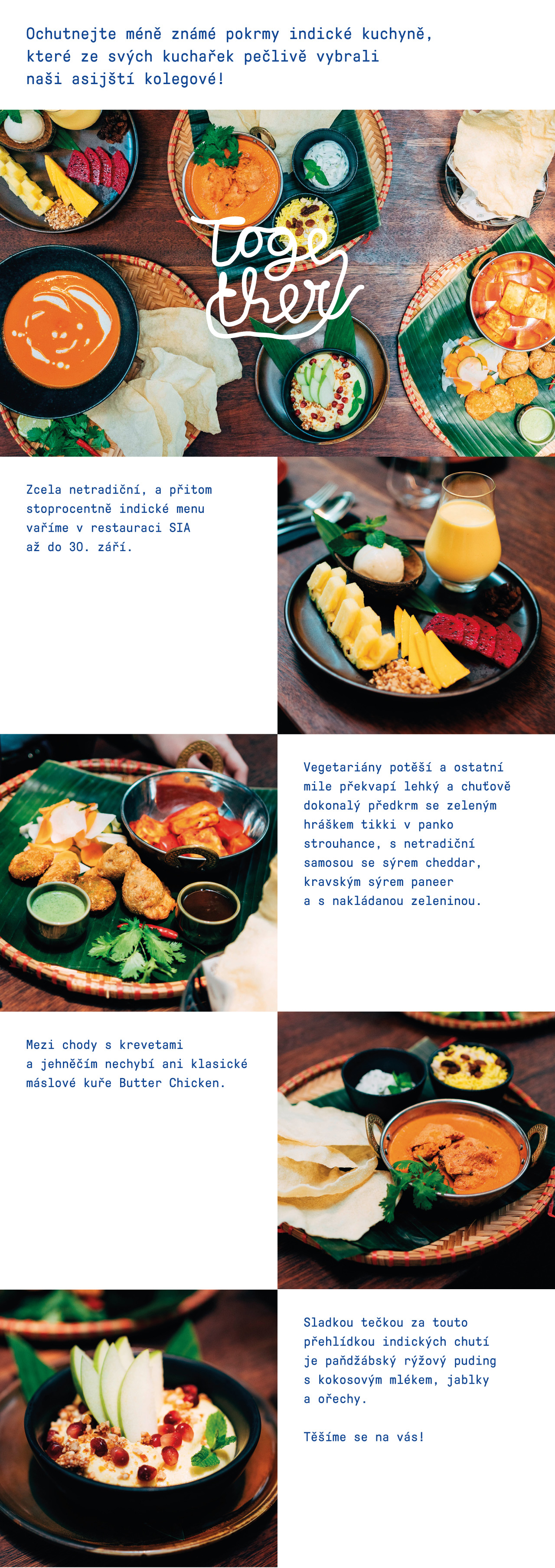 Pro indickou kuchyni se nadchnete v restauraci Sia!