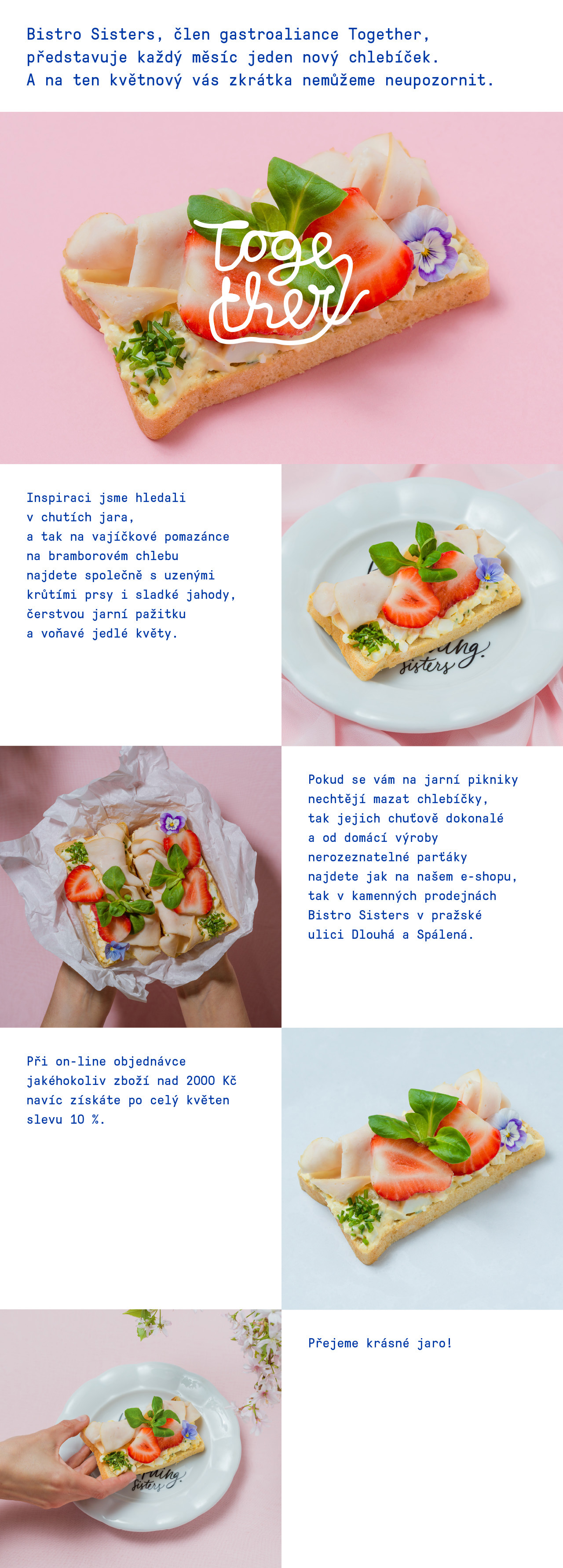 Takto vypadá jaro na chlebíčku! 