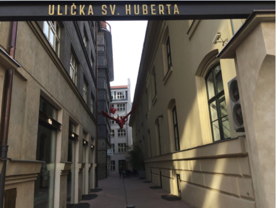 ulička sv. Huberta