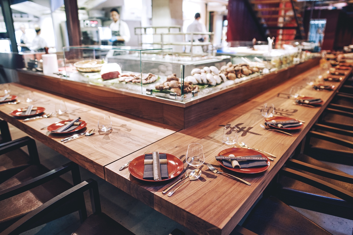 interiér restaurace
