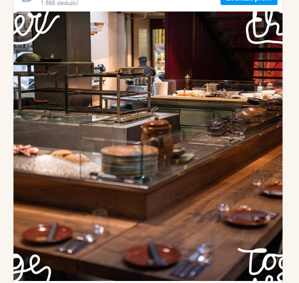 interiér restaurace